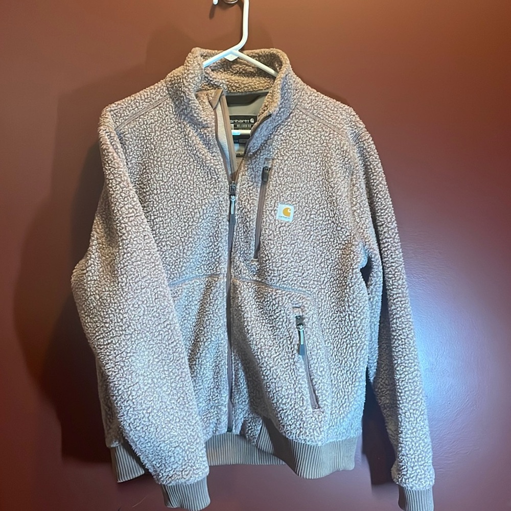 Carhartt Women's Beige Sherpa Fleece Jacket